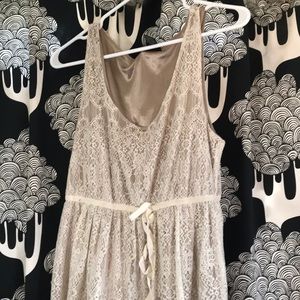 Mid length lace dress